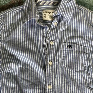 AEROPOSTALE Pin Striped Button Down